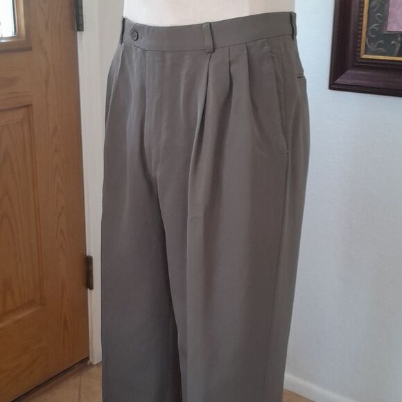 Pronto Uomo- Worsted Wool Trousers - Picture 7 of 16